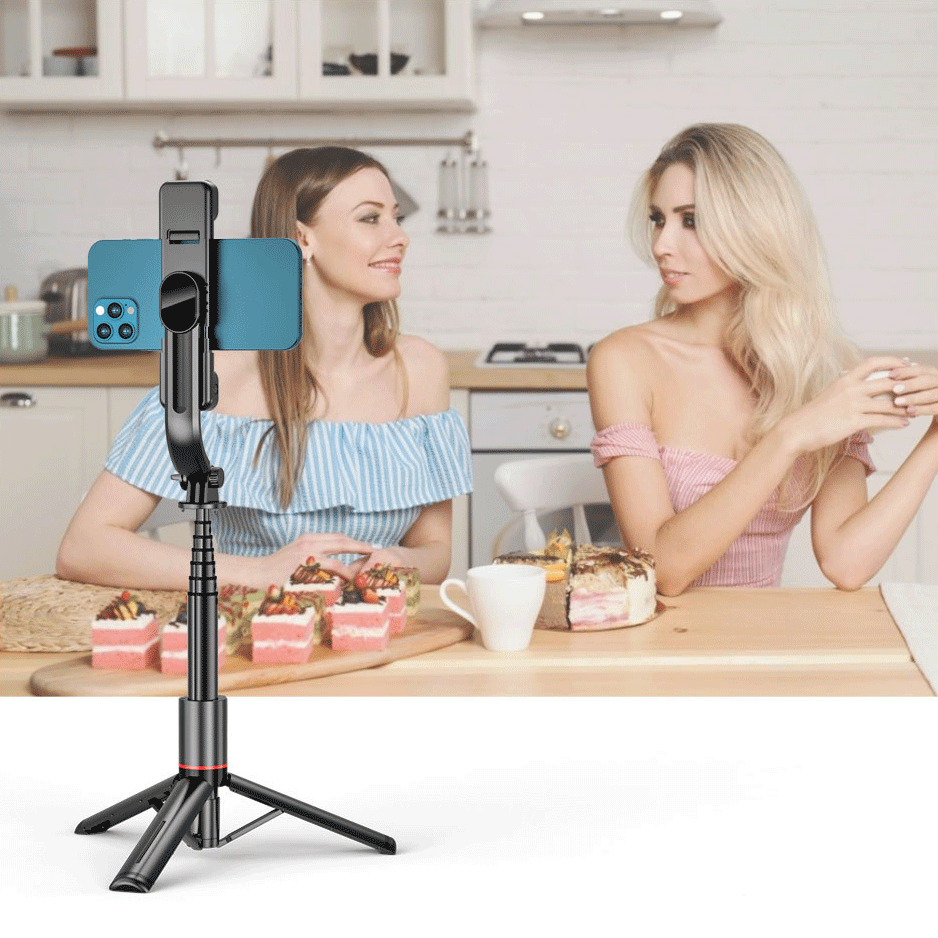 [2022 Latest]Bluetooth Selfie Stick, Tripod With Fill Light
