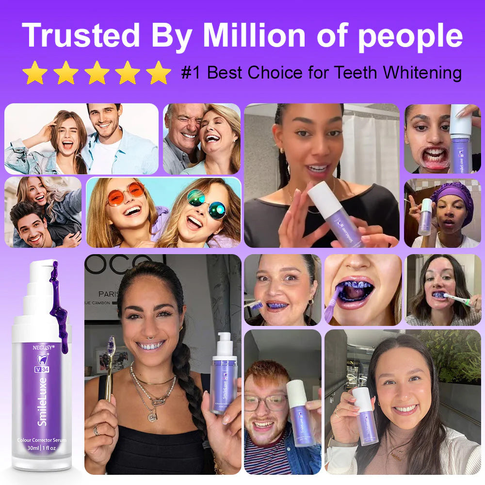 🦷𝐒𝐆𝐒 𝐔𝐊 𝐓𝐞𝐬𝐭𝐞𝐝 | NEGUSY® 𝐂𝐨𝐥𝐨𝐮𝐫 𝐂𝐨𝐫𝐫𝐞𝐜𝐭𝐨𝐫 𝐒𝐞𝐫𝐮𝐦 — Clinically proven to gently remove stains, whiten teeth, and restore natural brightness in just 3 days — safe for sensitive teeth and enamel