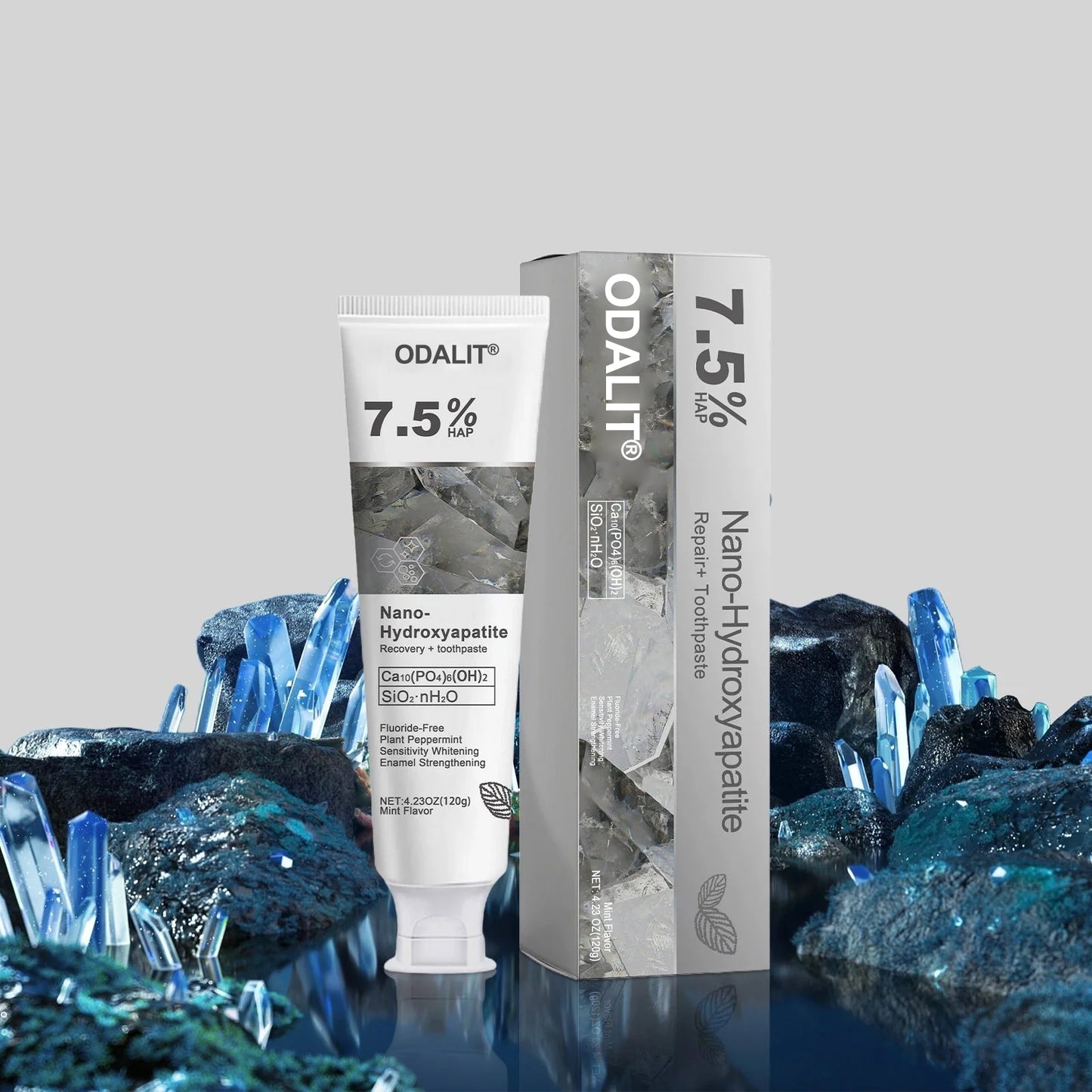 🔥 Final Day 50% OFF 🔥- Official Store💎 Fluoride-Free Hydroxyapatite Toothpaste