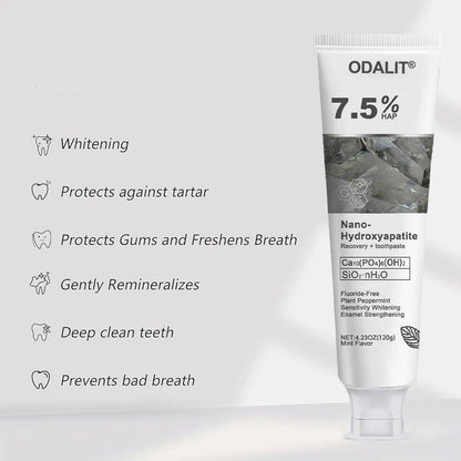🔥 Final Day 50% OFF 🔥- Official Store💎 Fluoride-Free Hydroxyapatite Toothpaste