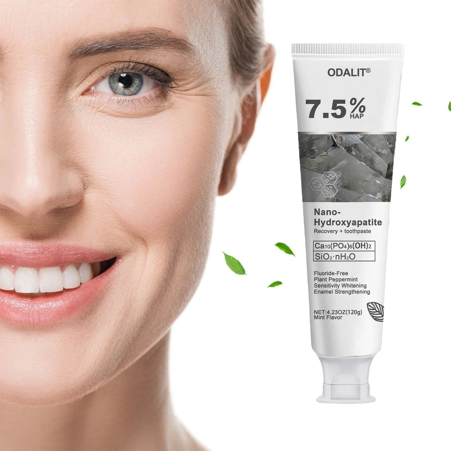 🔥 Final Day 50% OFF 🔥- Official Store💎 Fluoride-Free Hydroxyapatite Toothpaste